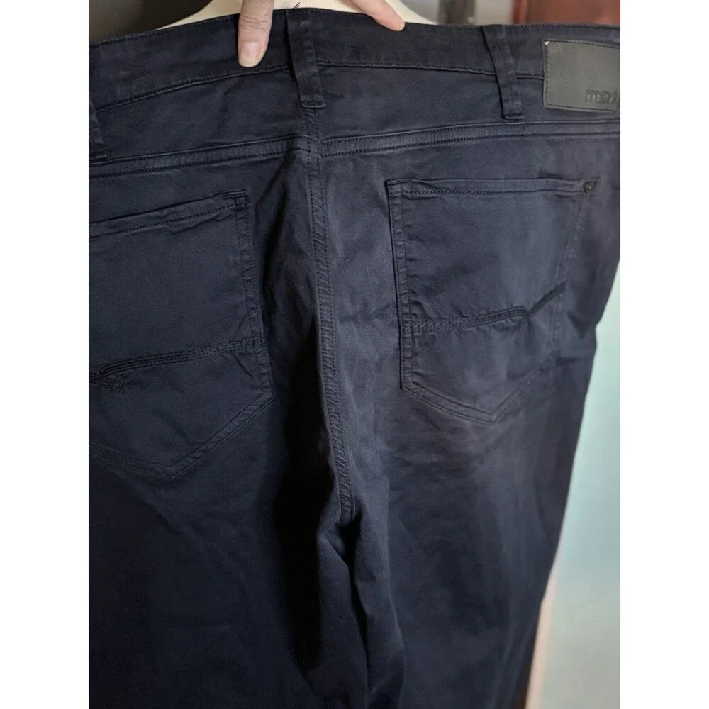 New Men’s Mavi Matt Relaxed Straight Leg Dark Blue Navy Pants 42 / 32 Retail $98
